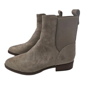 Splendid Alinda Leather Ankle Boot Women Ermine Size 8 Leather Pull Stacked Heel